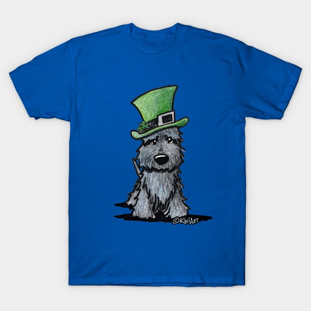 St. Paddy's Scottie T-Shirt by KiniArt